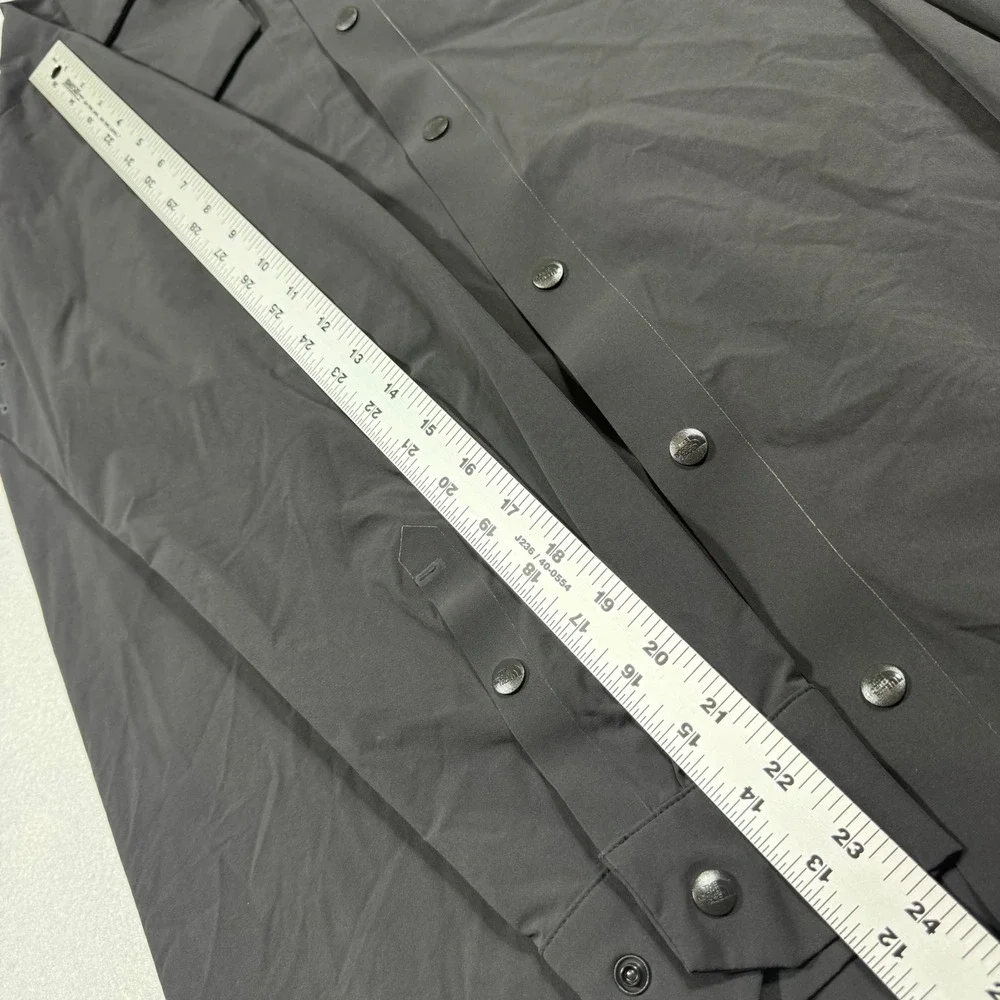 The North Face Black Series Black Snap Shirt Windwall Urban Explore Size Medium‎